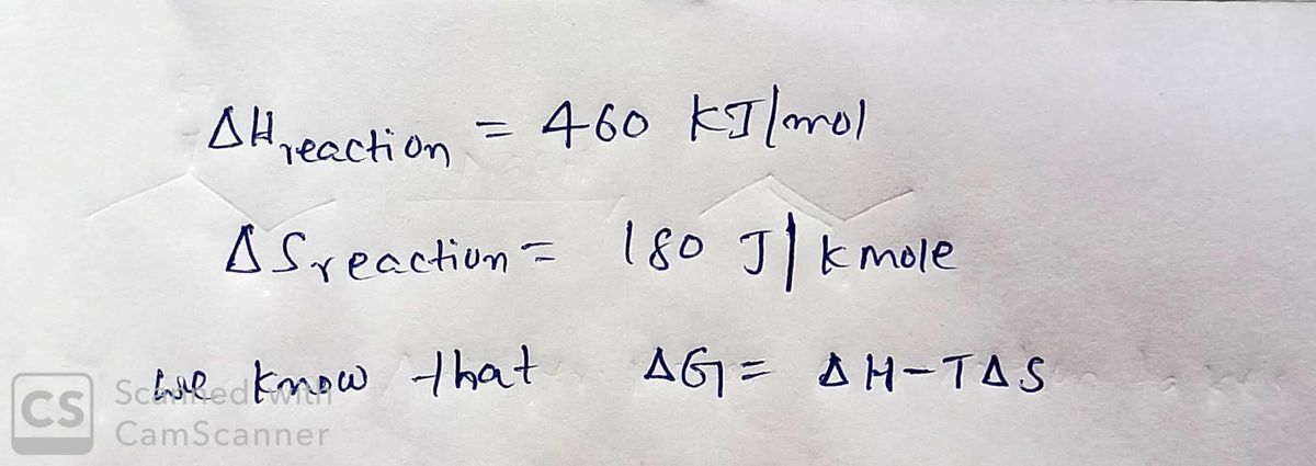 Chemistry homework question answer, step 1, image 1